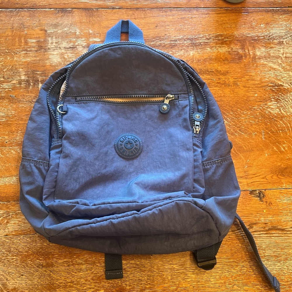 Kipling Seoul Medium Backpack in Slate Blue